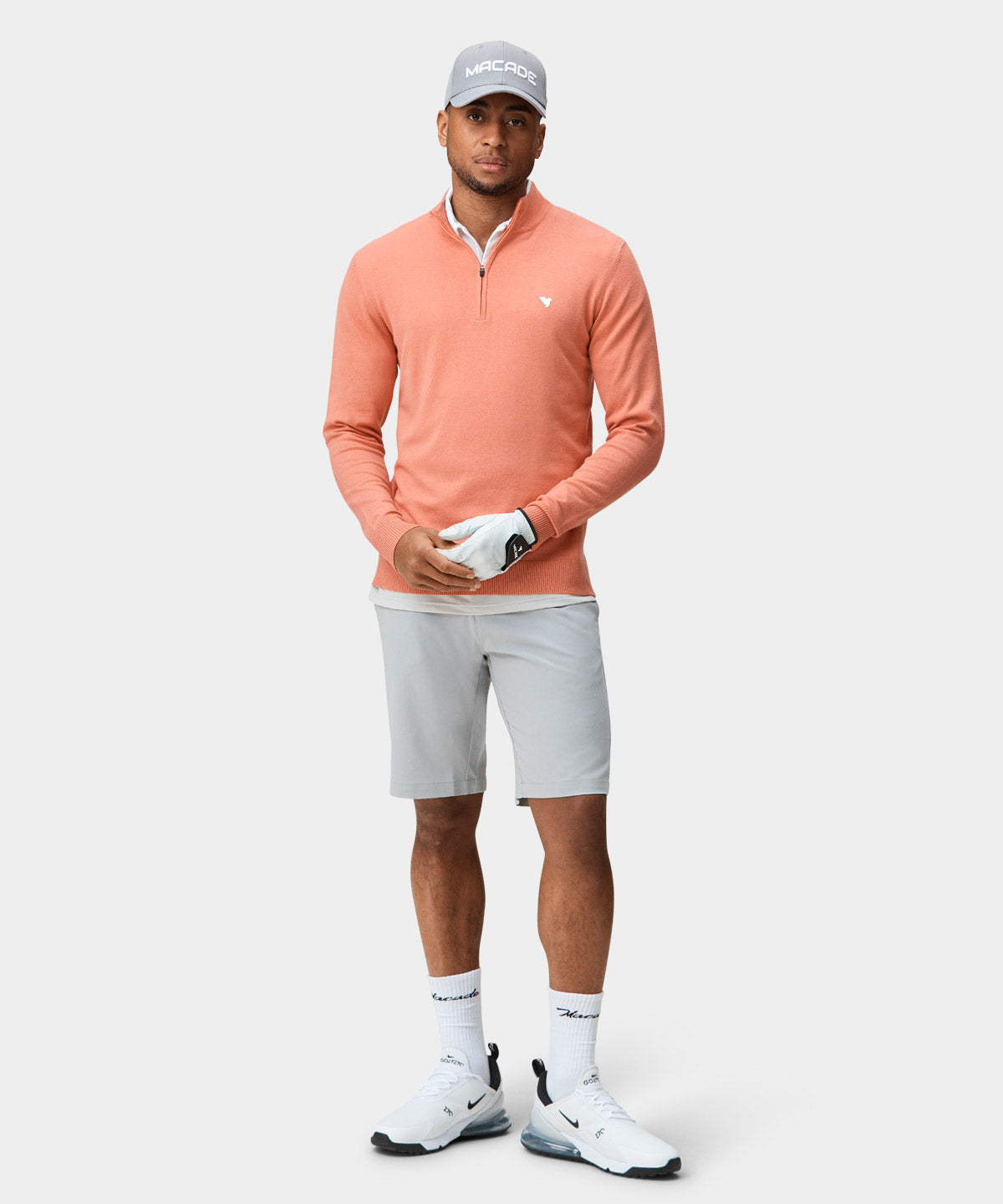 Mens golf quarter zip online