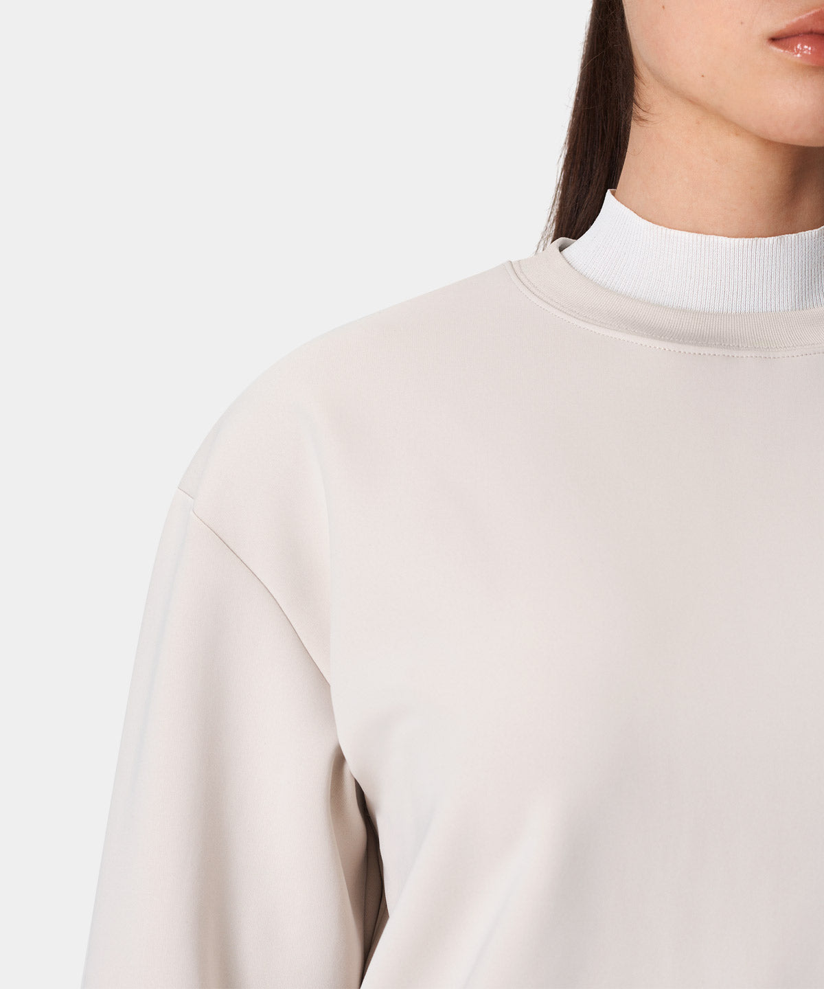 Zoe Boxy Sweater - Tan