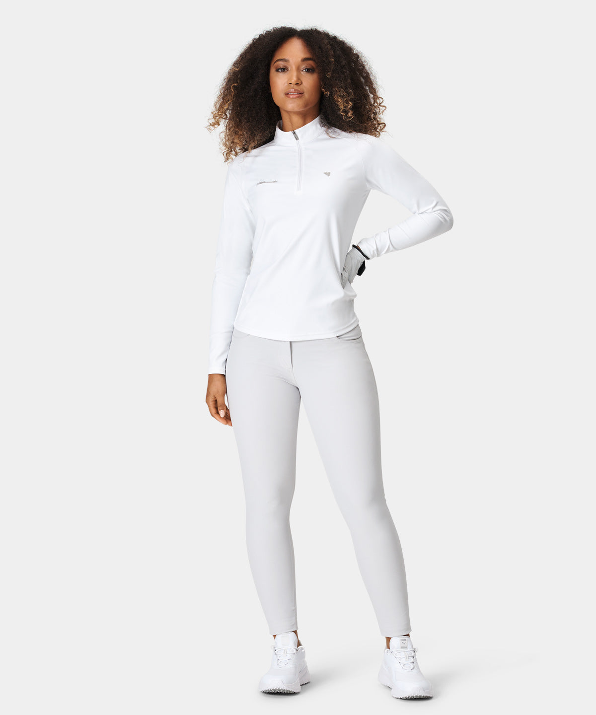 Tour Quarter Zip - Alabaster