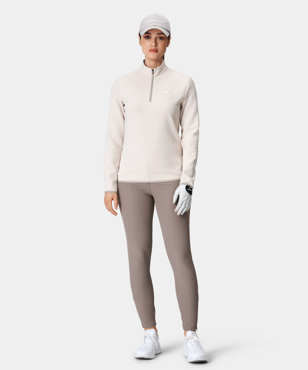 Therma Quarter Zip - Tan