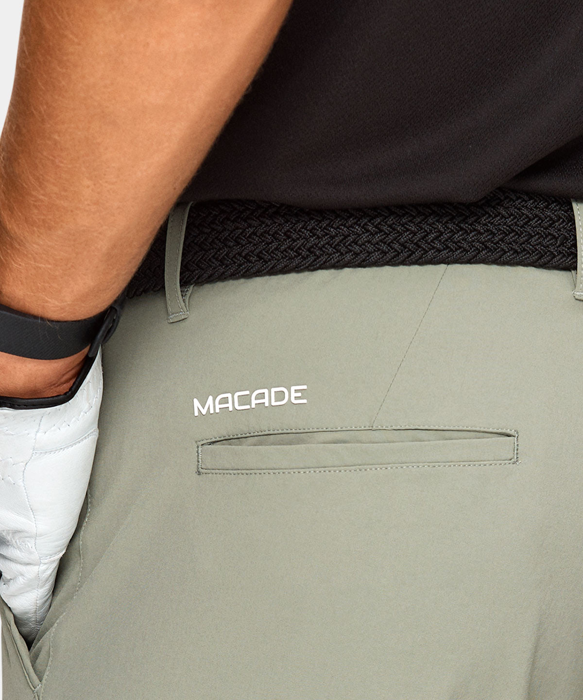 Sage Green Lightweight Trouser Macadegolf