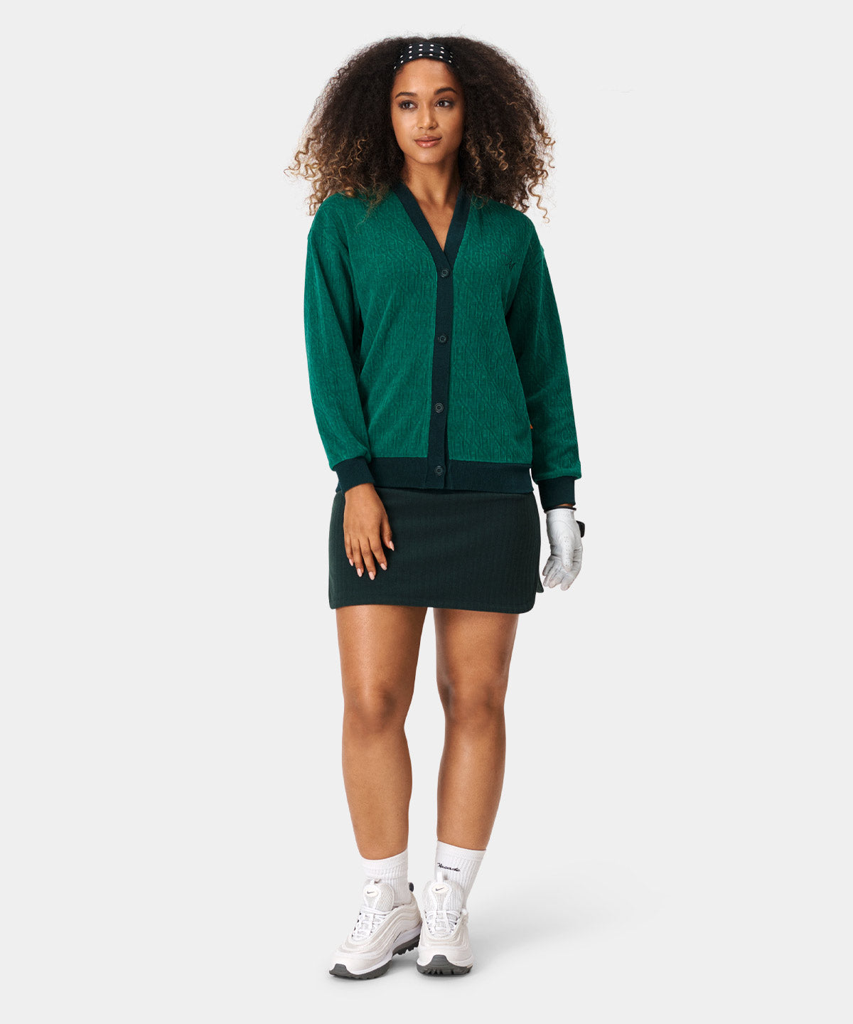 Green cardigan clearance jacket