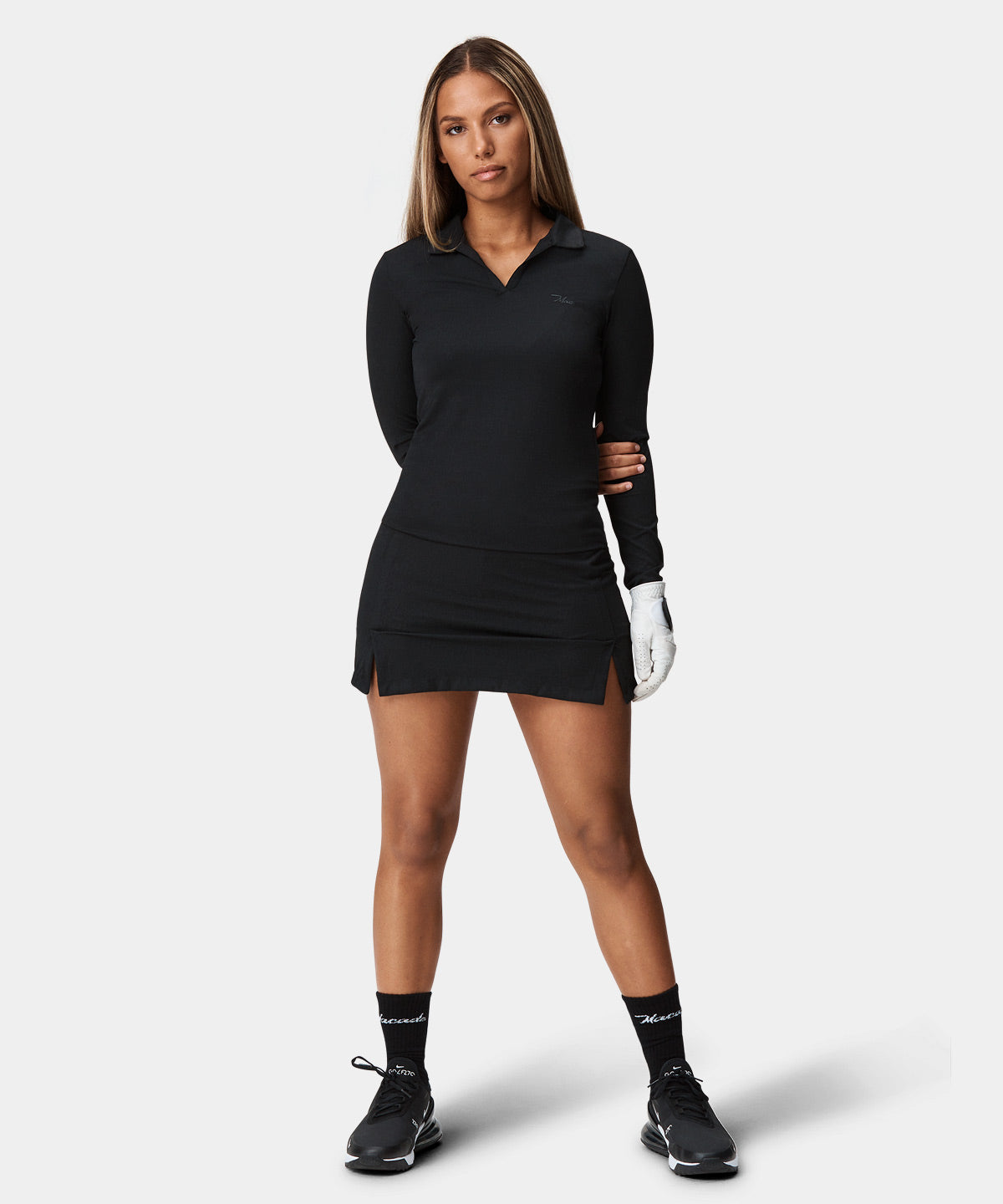 Kate Black Long Sleeve Shirt Macade Golf