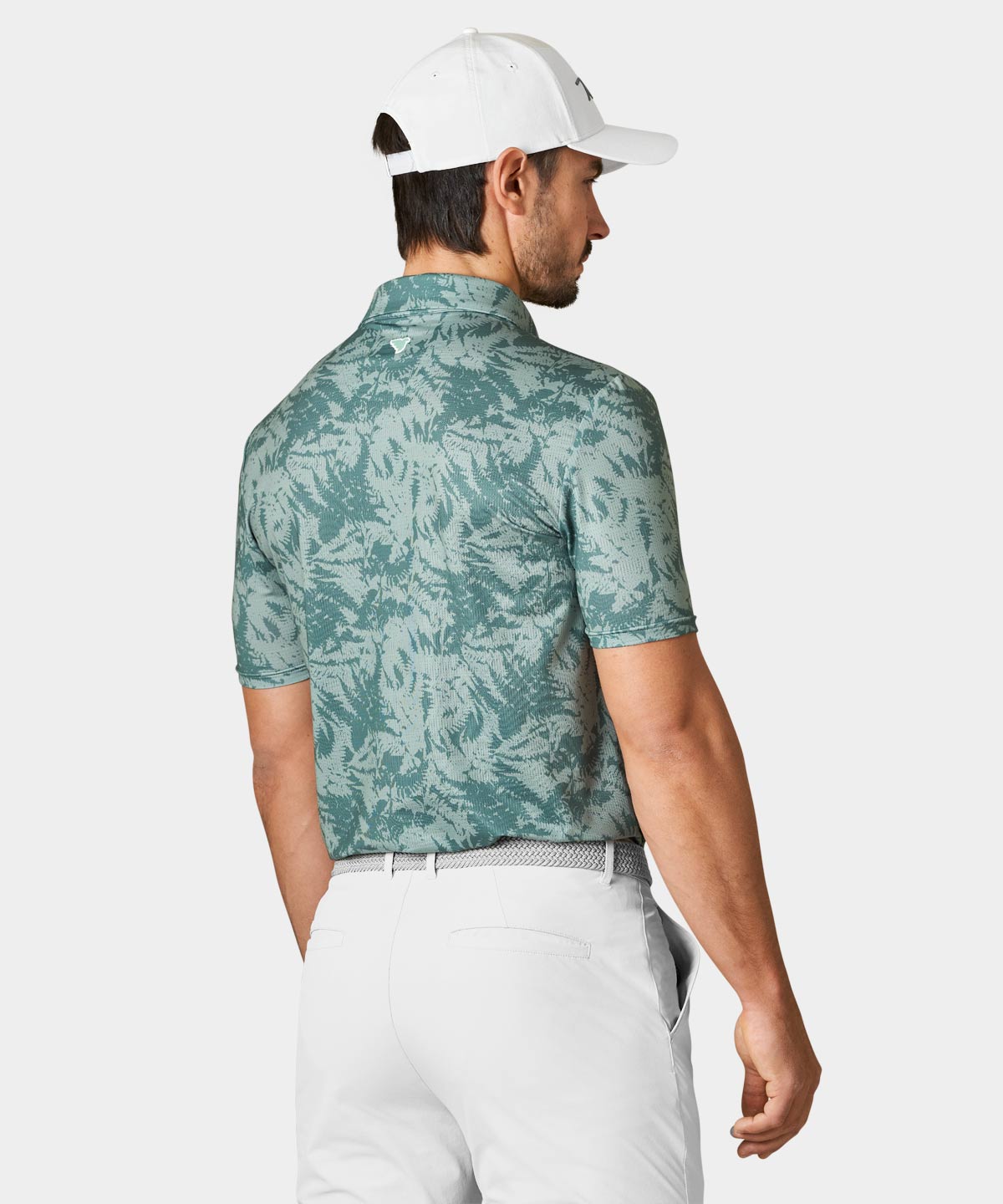 Fern Script Polo Shirt - Mint