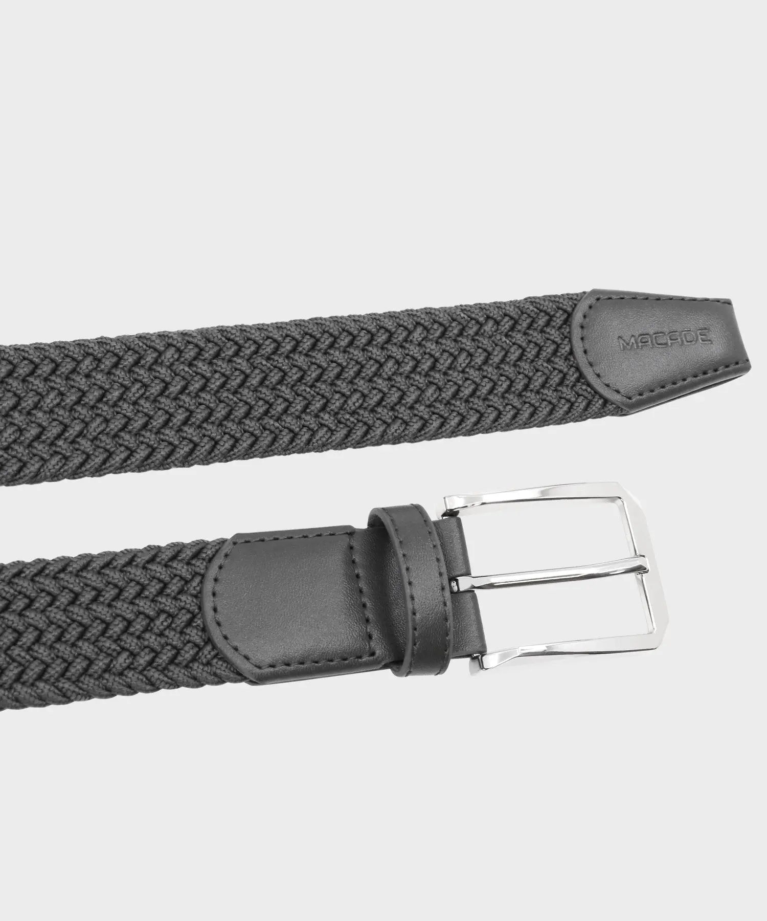 Men's Elastic Grey Belt – Macade