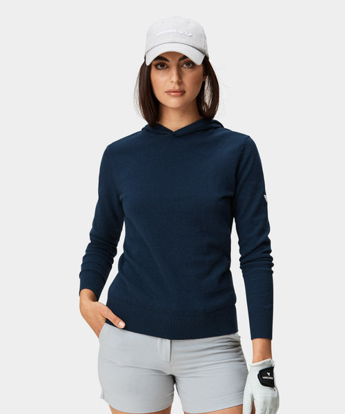 Powder Blue Tech Crewneck L | Macade Golf